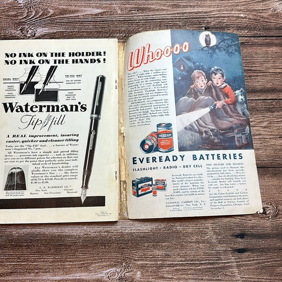 National Geographic - November / September 1933 - No Maps, Distressed, see pics - Picture 13 of 16